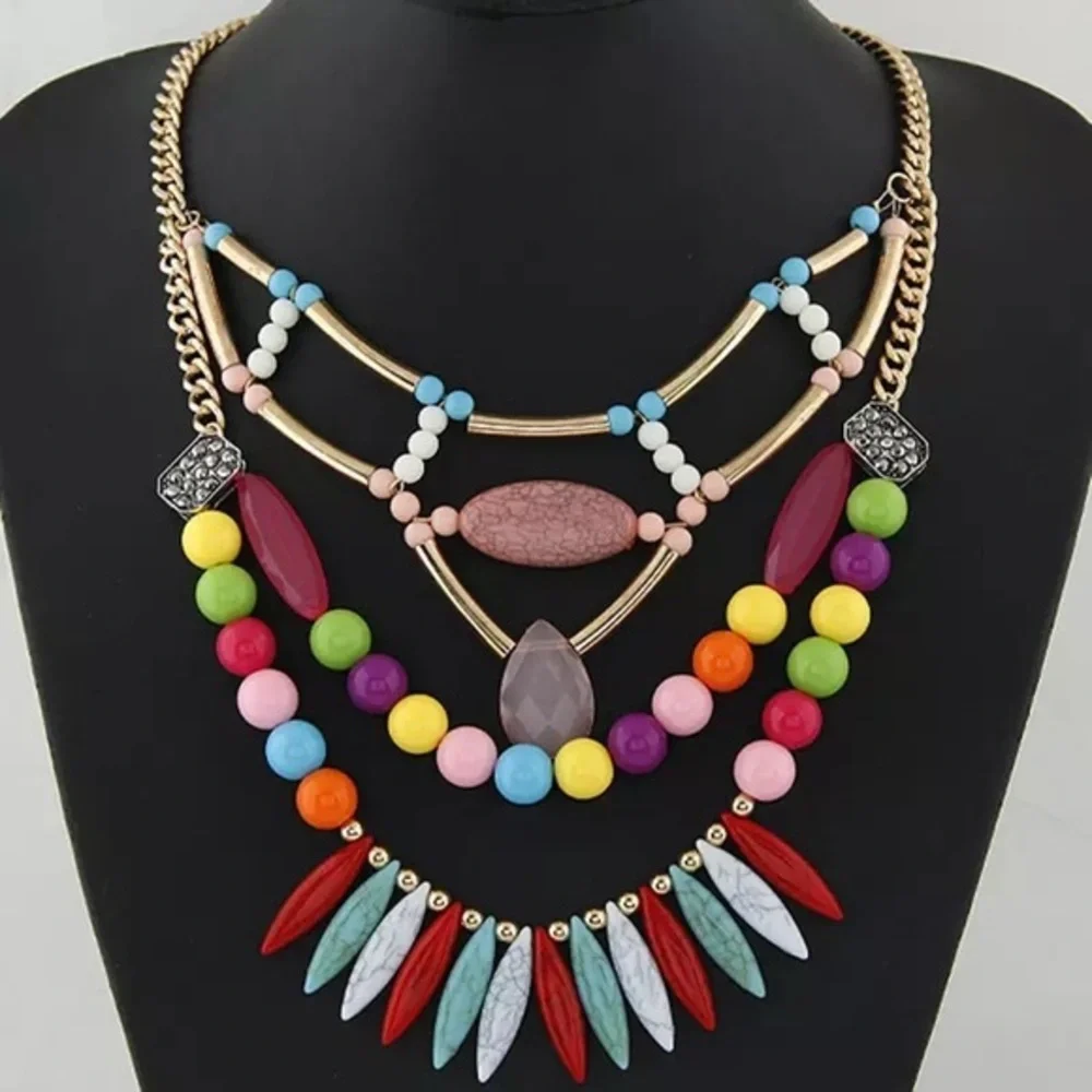 Tamera stone necklace